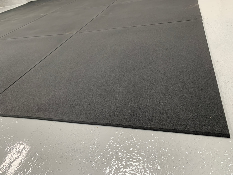 Gym Flooring 1m x 1m Rubber Tiles - IN STOCK