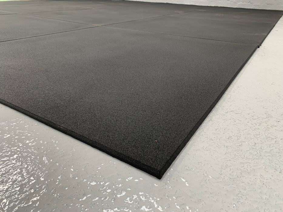 Gym Flooring 1m x 1m Rubber Tiles - IN STOCK